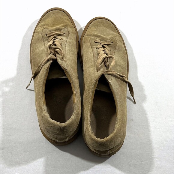 Koio Mens Capri Tonal Beige Tan Suede Leather Low Top Sneakers Shoes Sz 44 ITALY main image 7